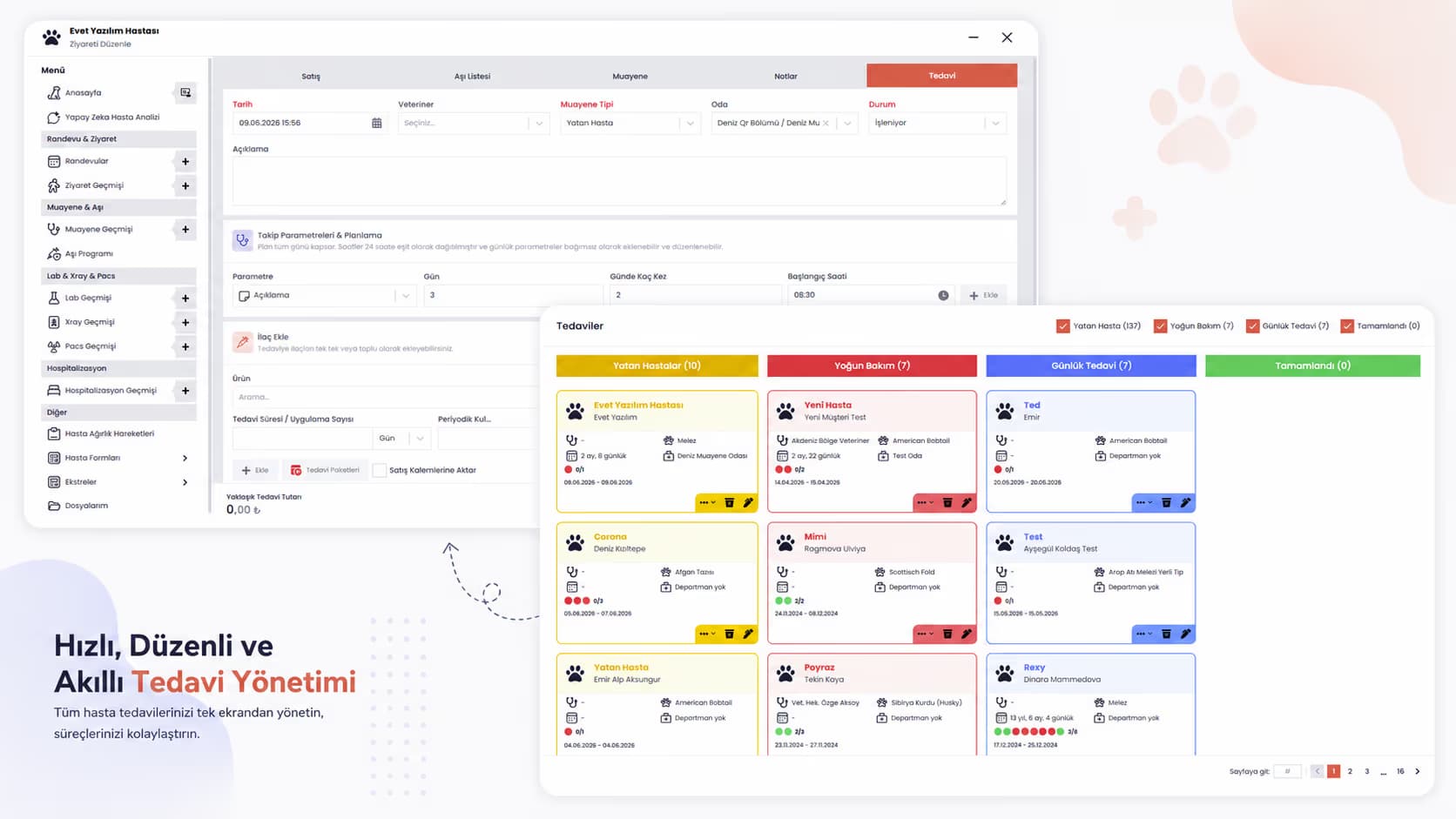 Tedavi Yönetimi — Smart Plus screenshot